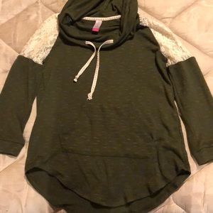 Olive green sweatshirt